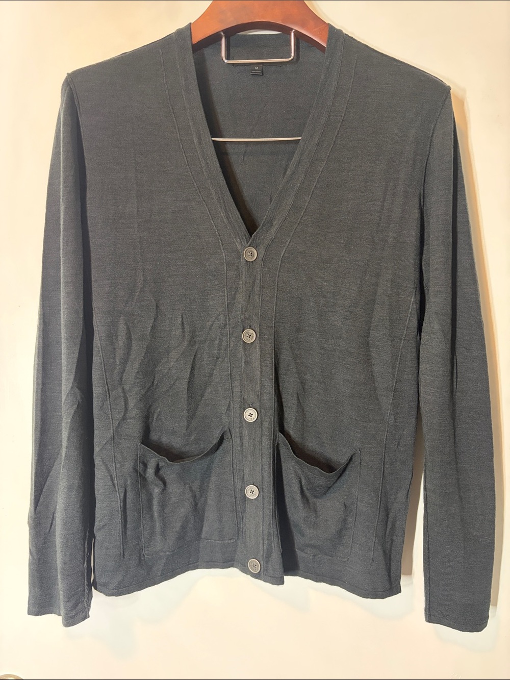 John Varvatos usa star V-Neck Button Cardigan size m